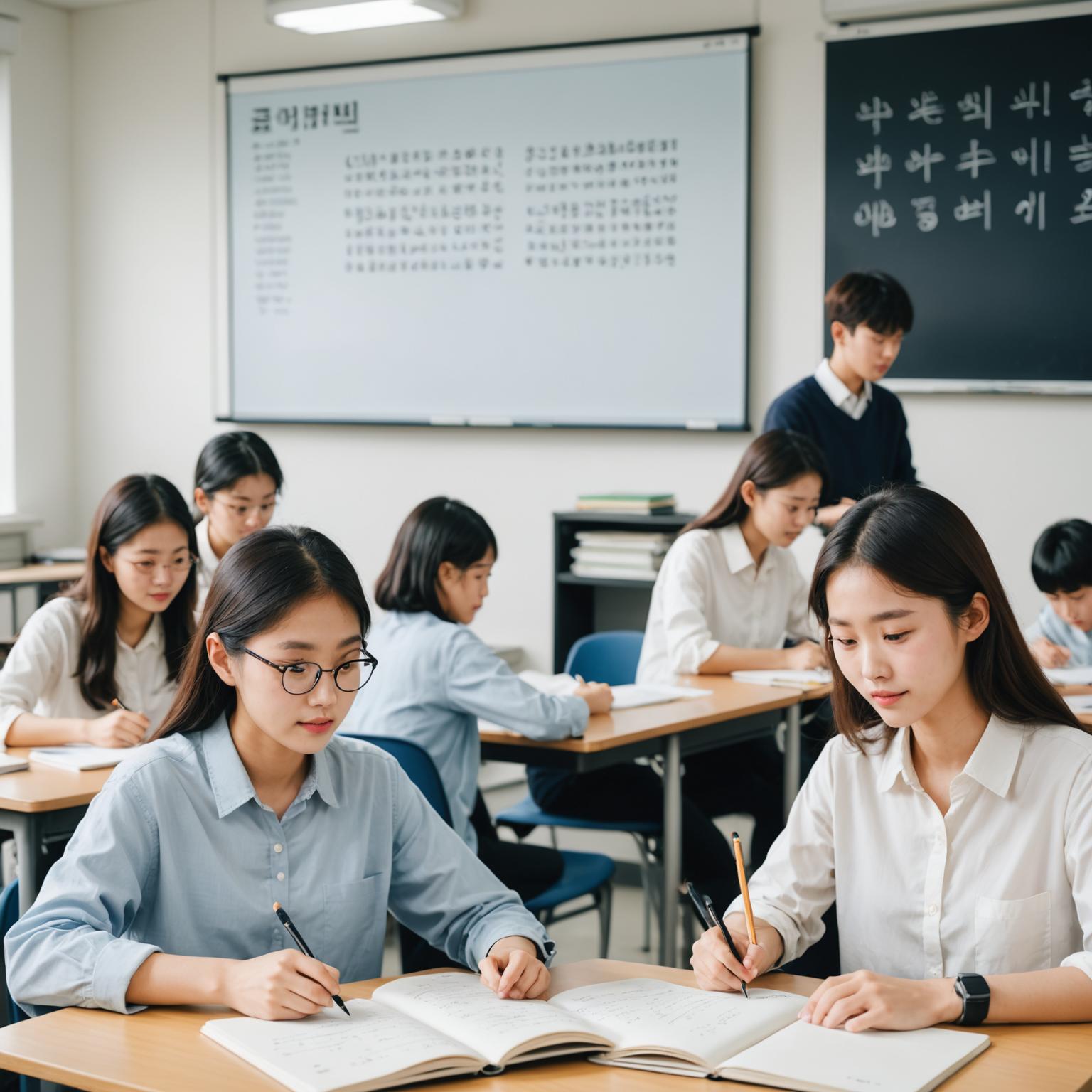 Korean language learning