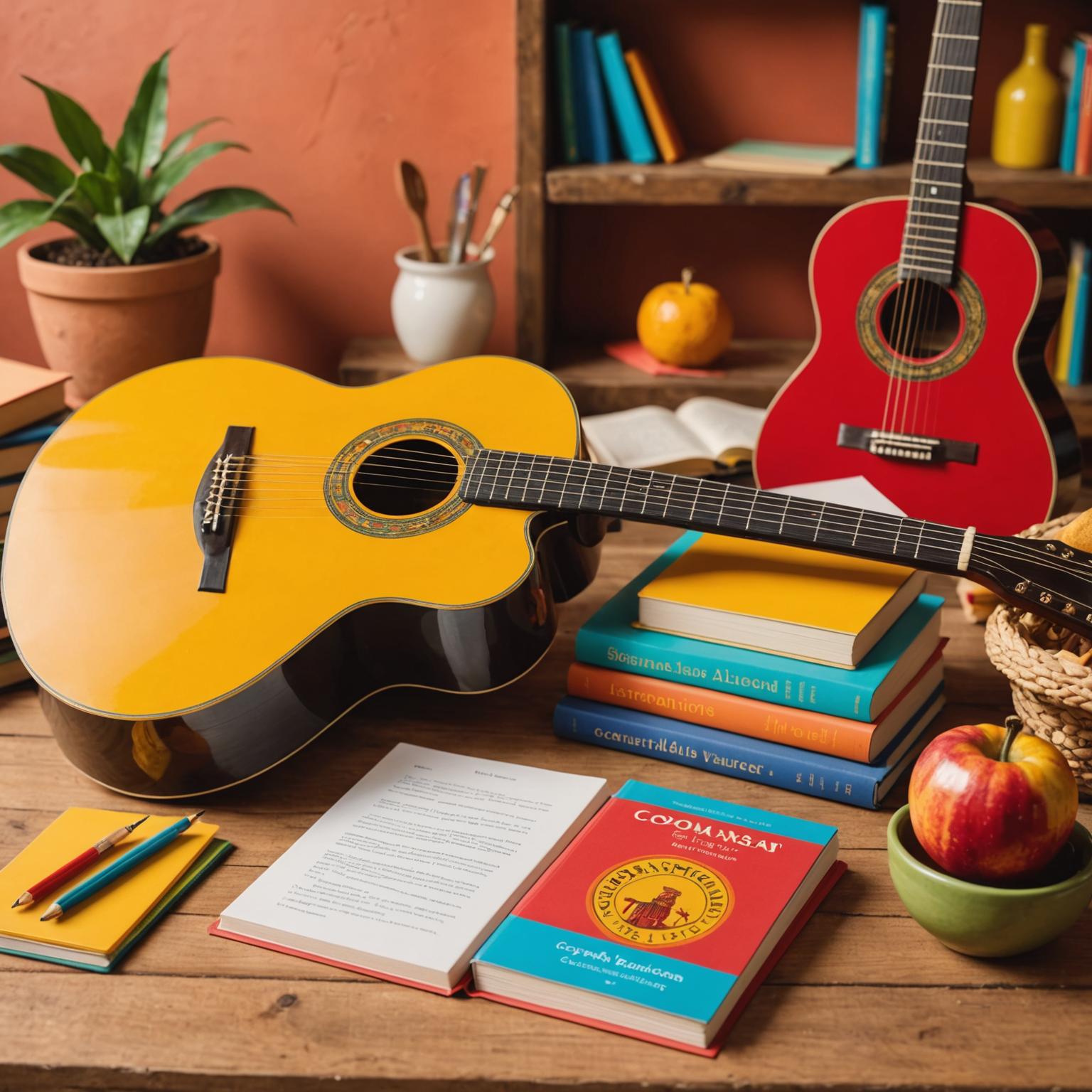 Spanish language class with interactive whiteboard